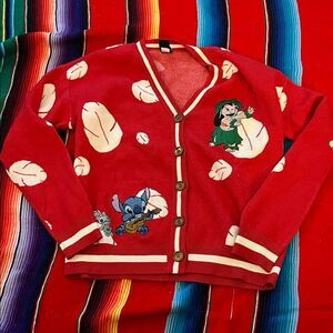Disney Lilo and stitch her universe button up sweatshirt